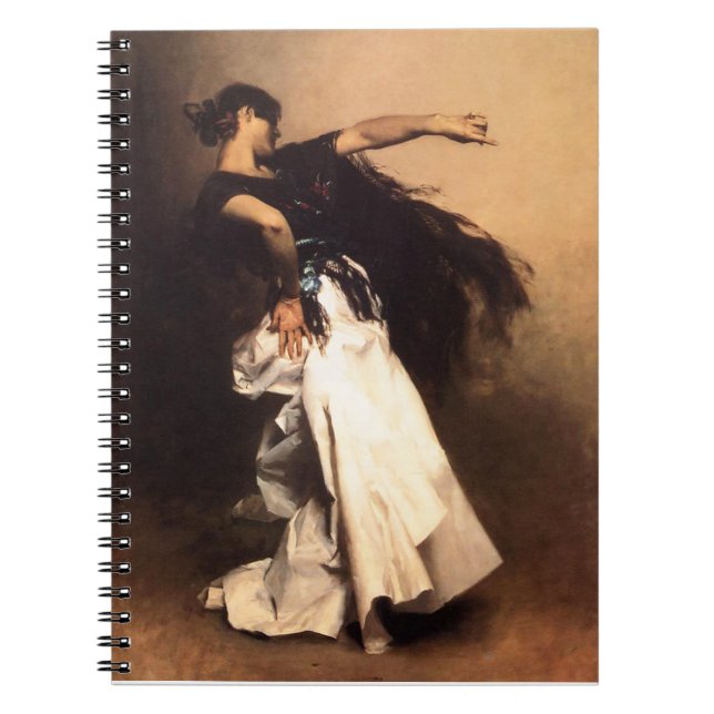 Cuaderno español del bailarín de Sargent del (Frente)