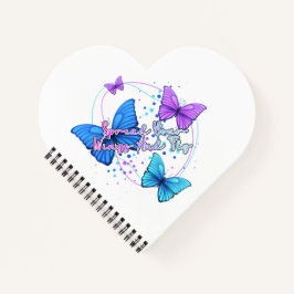 Cuaderno Esparce sus alas y vuela mariposa