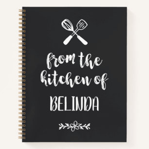 Cuaderno Espátula de Whisk negro mate desde la cocina de