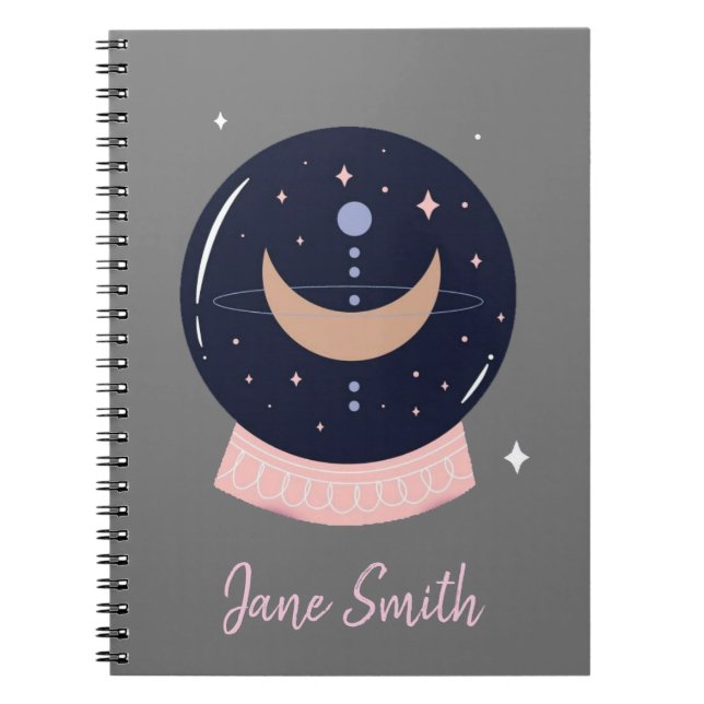 Cuaderno Espátula mística de la bola de cristal (Frente)