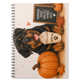 Cuaderno Especia de Calabaza Rottweiler