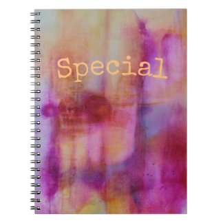 Cuaderno especial, bloc de notas, diario