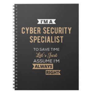 Cuaderno Especialista en seguridad cibernética