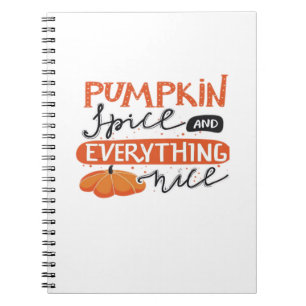 Cuaderno Especias De Calabaza Y Latas