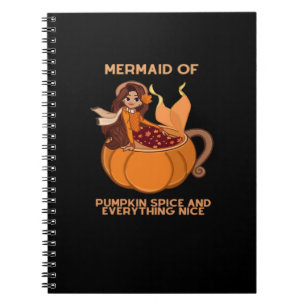 Cuaderno Especias De Calabaza Y Todo Lo Agradable (Marrón)