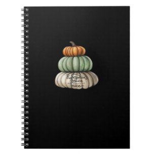 Cuaderno Especias De Calabaza Y Todo Lo Bueno Básico