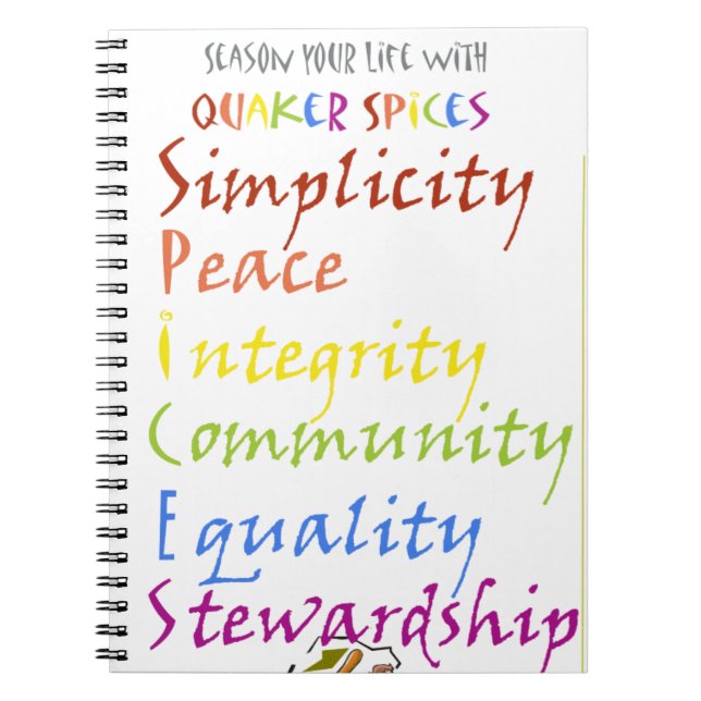 Cuaderno Especias del Quaker (Frente)