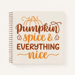 Cuaderno Especie de calabaza y todo bueno