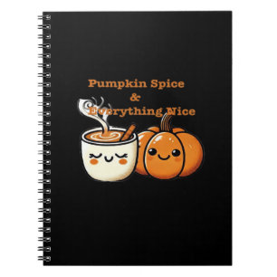 Cuaderno Especie de calabaza y todo bueno - Caída del otoño