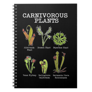 Cuaderno Especie de plantas carnívoras Saracenia Venus Flyt