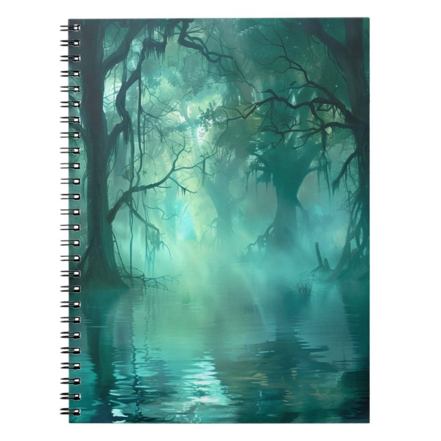 Cuaderno Espectacular ciénaga verde (Frente)