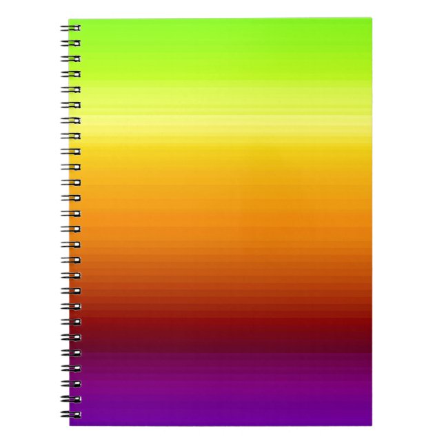 Cuaderno Espectro de colores horizontales -3 (Frente)