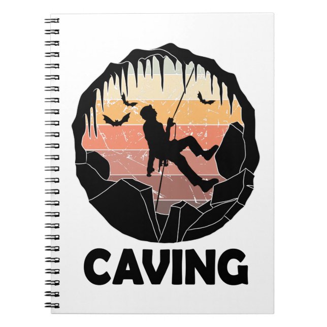 Cuaderno Espeleología de exploración de cuevas (Frente)