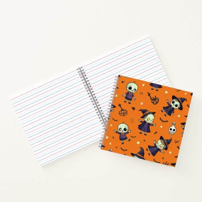 Cuaderno Espeluznante almohada de Moda Halloween - Festivid (Interior)