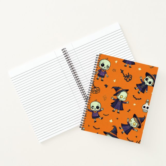 Cuaderno Espeluznante almohada de Moda Halloween - Festivid (Interior)