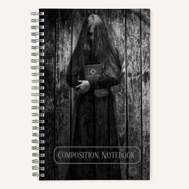 Cuaderno Espeluznante Chica fantasma del horror (Anverso)