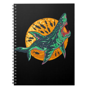 Cuaderno Espeluznante Creatura del Mar de Halloween