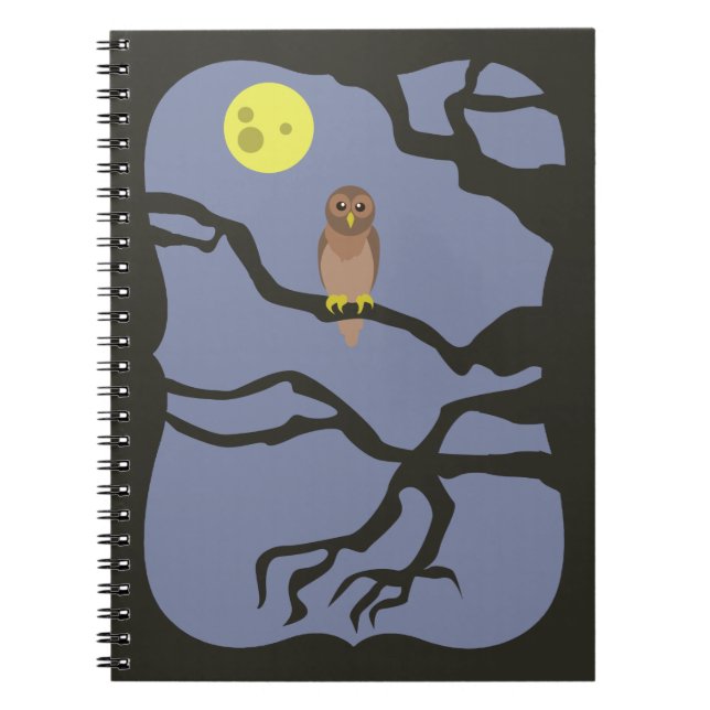 Cuaderno Espeluznante Lechuza Halloween (Frente)