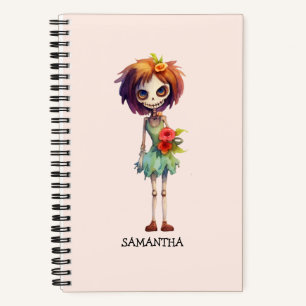 Cuaderno Espeluznante pero lindo niño zombi - macabro adora