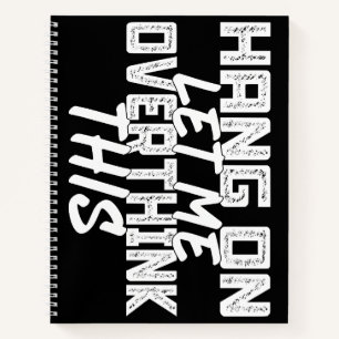 Cuaderno Espera, Déjame Sobrepensar Esto