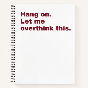 Cuaderno Espera. Déjenme pensar esto