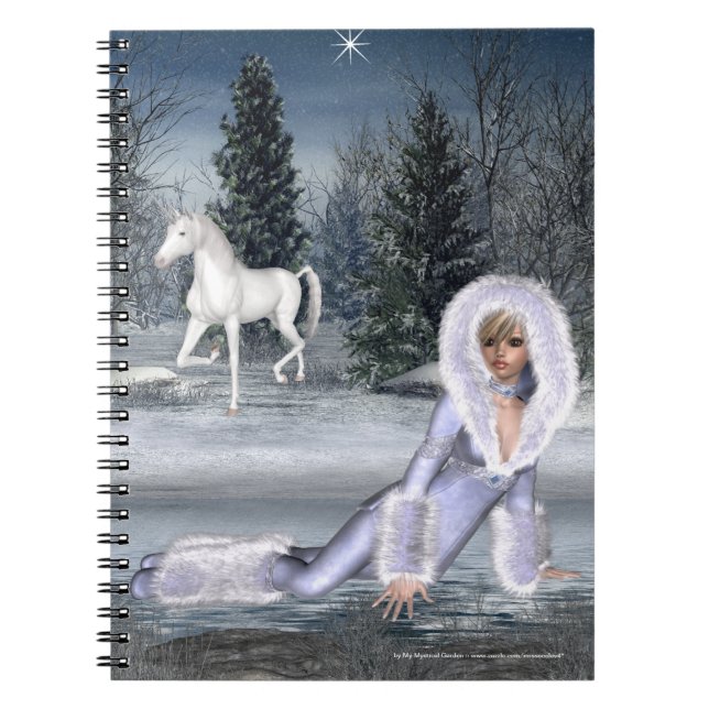 Cuaderno Esperando el bloc de notas de Unicorn (Frente)