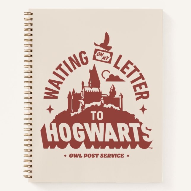 Cuaderno Esperando mi Carta de HOGWARTS™ (Anverso)