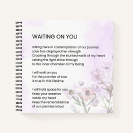 Cuaderno Esperando tu amor poesía