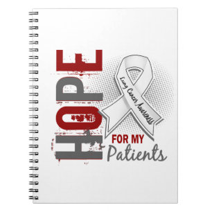 Cuaderno Esperanza de mi cáncer de pulmón de los pacientes