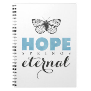Cuaderno Esperanza Inspiradora suave avanza la mariposa ete