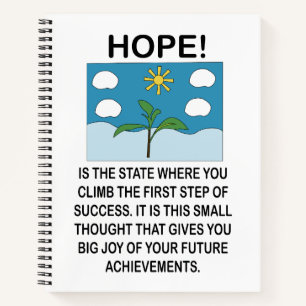 Cuaderno Esperanza y Motivación Inspiradora