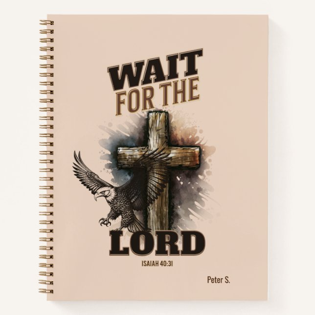 Cuaderno Esperen Al SEÑOR Isaías 40:31 (Anverso)