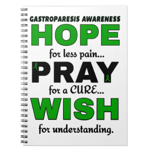 Cuaderno Espero Rezar Deseo... Gastroparesis