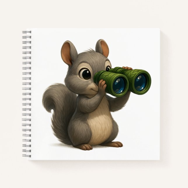 Cuaderno espía de Squirrely - Edición de engranaje (Anverso)