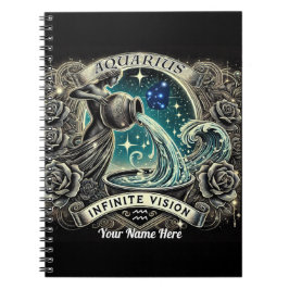 Cuaderno espiral Aquarius "Visión Infinita"