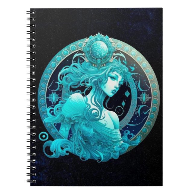 Cuaderno Espiral Aquarius Zodiac (Frente)