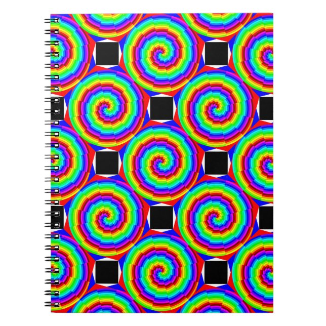 Cuaderno Espiral arcoiris de Kenneth Yoncich (Frente)