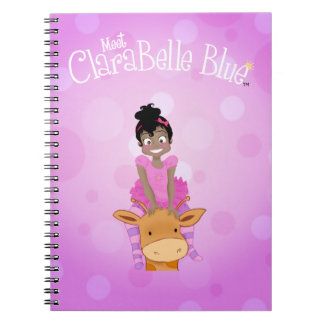 Cuaderno espiral azul de ClaraBelle