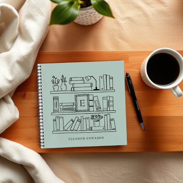 Cuaderno Espiral con Monograma para Amantes de los (Subido por el creador)