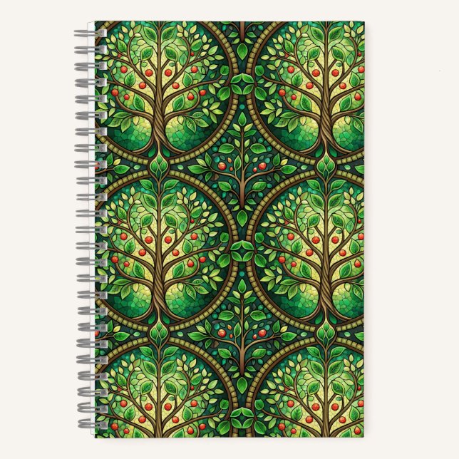 Cuaderno espiral con un diseño vibrante  (Anverso)