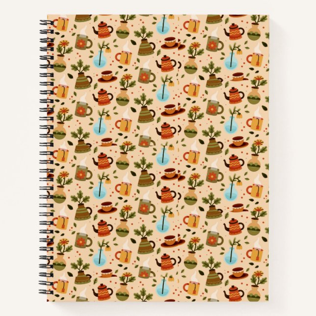 Cuaderno espiral con una cubierta vibrante que pre (Anverso)