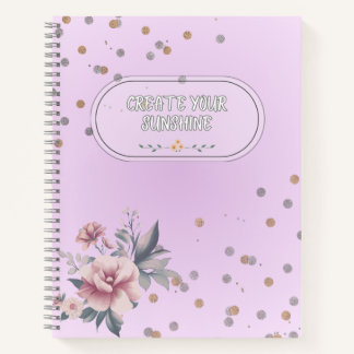 Cuaderno espiral "Crea tu sol"