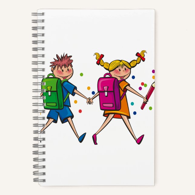 Cuaderno espiral de 5,5" x 8,5" (Anverso)
