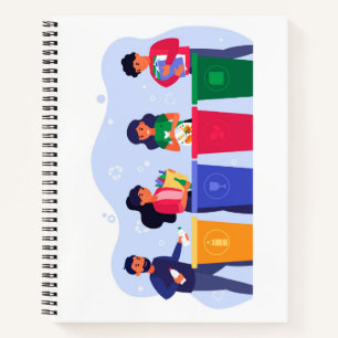 Cuaderno espiral de 8.5" x 11"