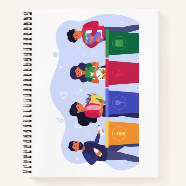 Cuaderno espiral de 8.5" x 11" (Anverso)