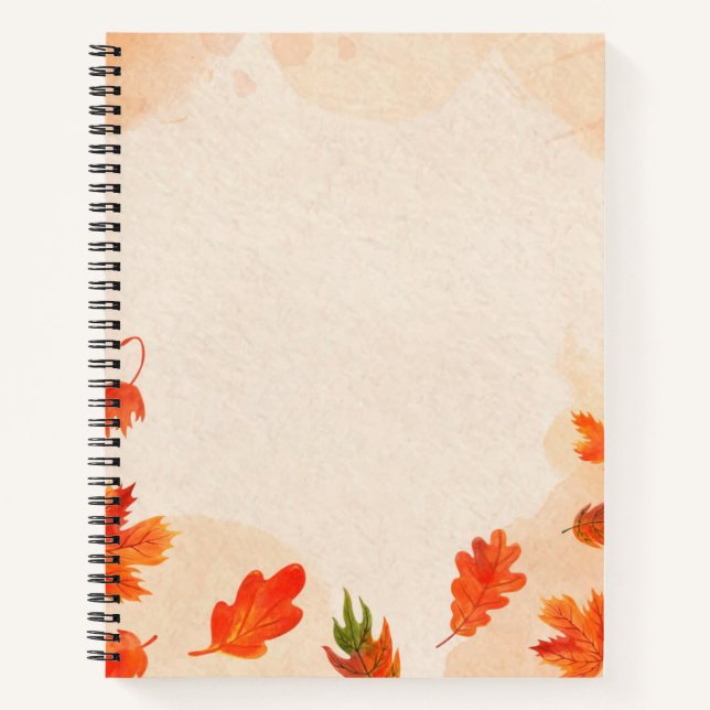 Cuaderno espiral de 8,5" x 11" (Anverso)