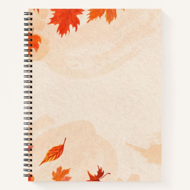 Cuaderno espiral de 8.5" x 11" (Anverso)