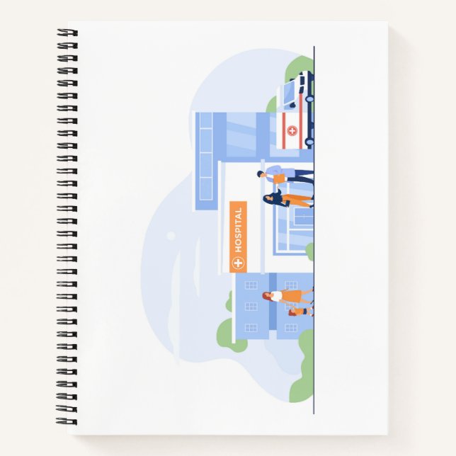Cuaderno espiral de 8.5" x 11" (Anverso)