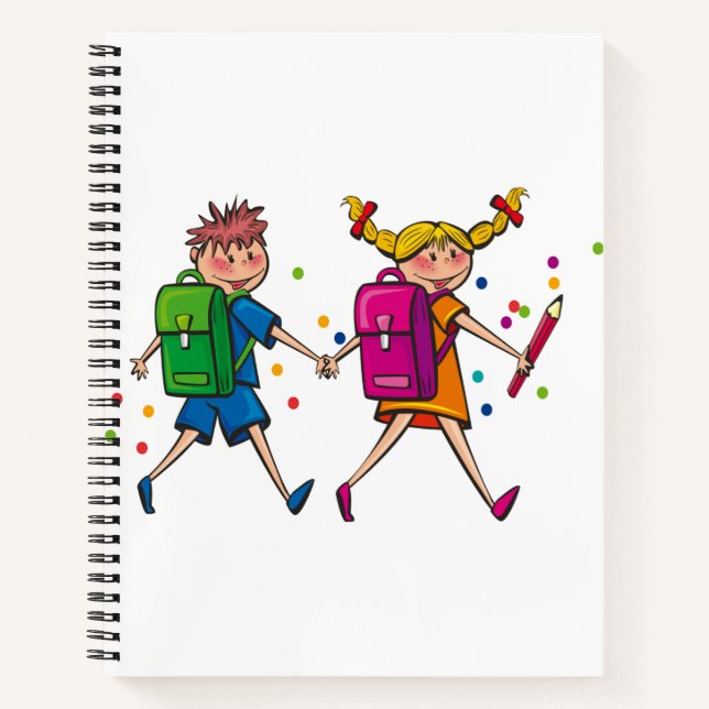 Cuaderno espiral de 8,5" x 11" (Anverso)