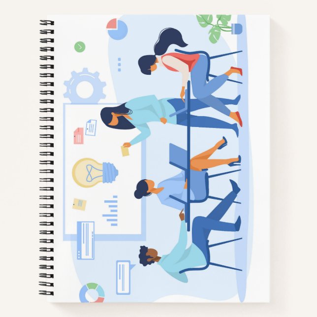 Cuaderno espiral de 8.5" x 11" (Anverso)